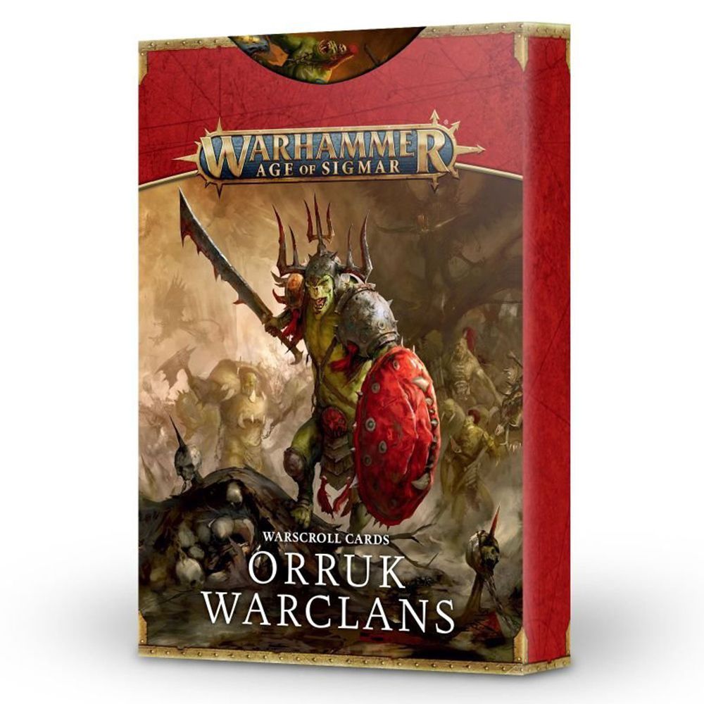 WARSCROLL CARDS:  ORRUK WARCLANS (ENG)