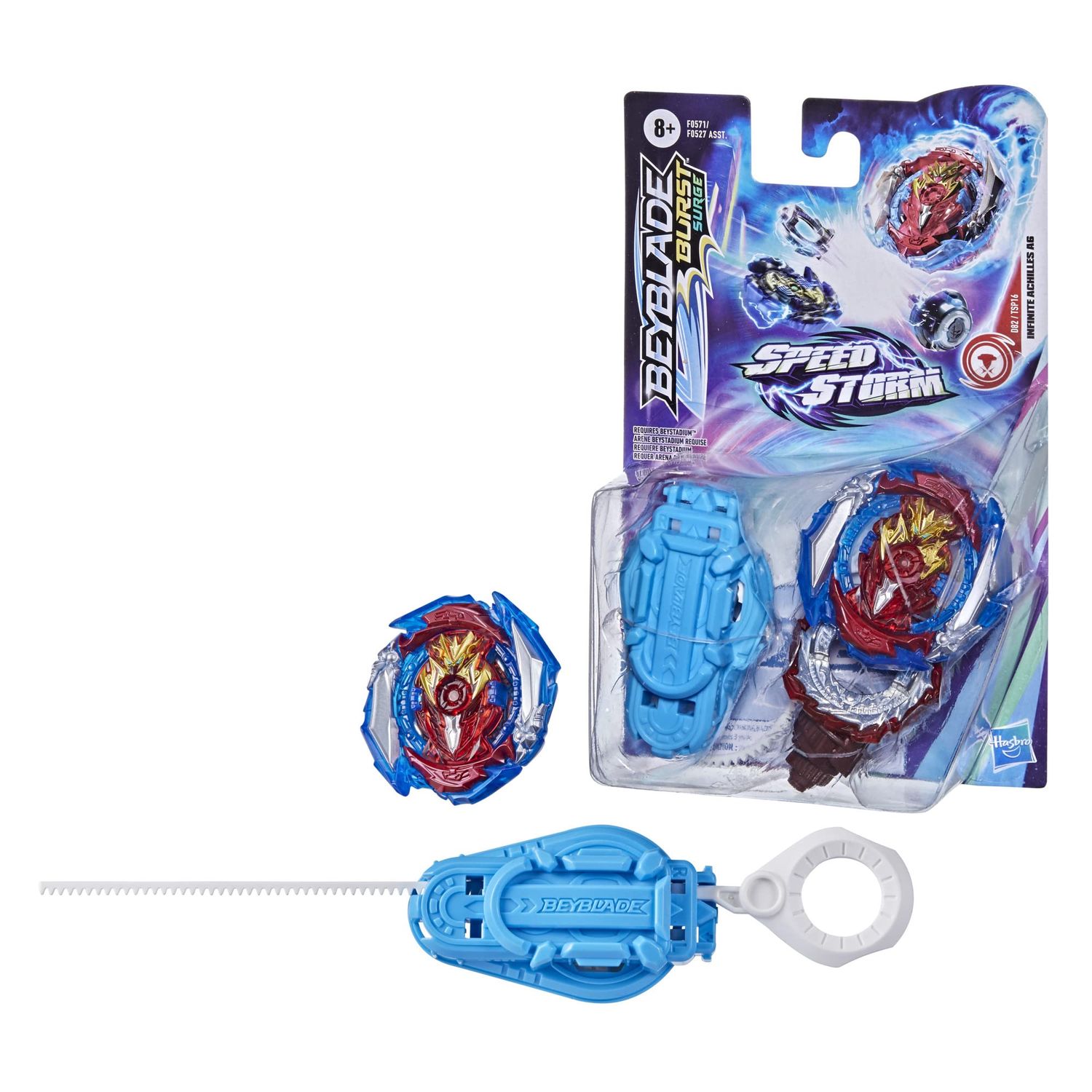 Beyblade Speedstorm Starter Pack - Infinite Achilles A6 Beyblade Speedstorm Starter Pack - Infinite Achilles A6
