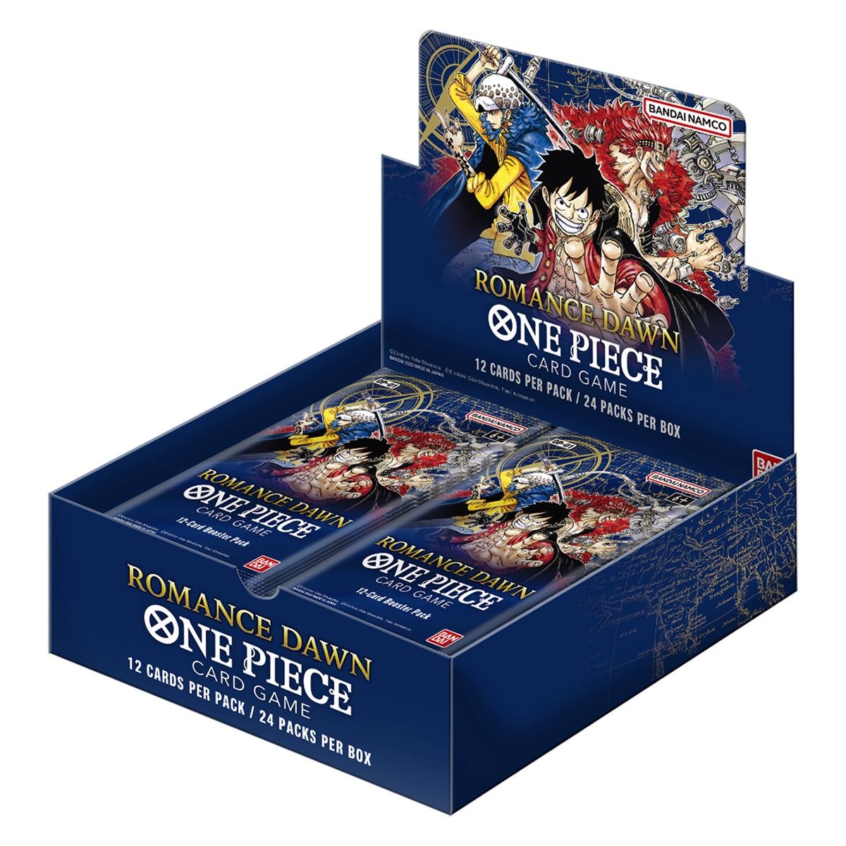 One Piece Card Game OP01 Romance Dawn Booster Display (White Bottom)