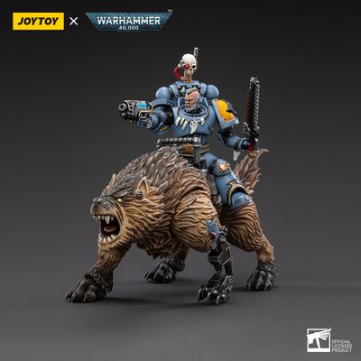 Warhammer Collectibles: 1/18 Scale Space Wolves Thunderwolf Cavalry Bjane Warhammer Collectibles: 1/18 Scale Space Wolves Thunderwolf Cavalry Bjane