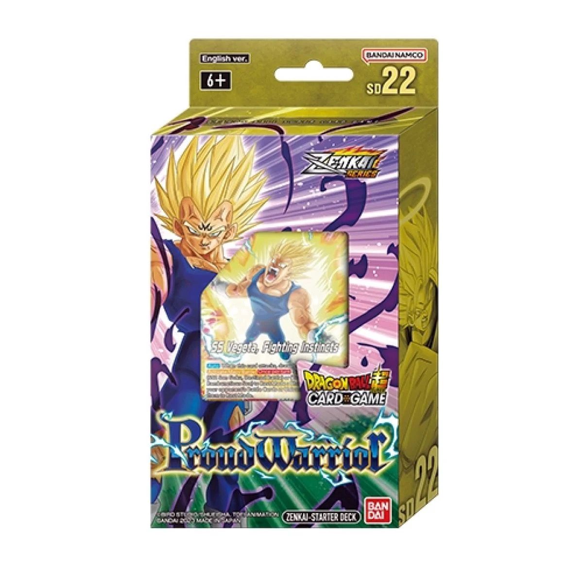 Dragon Ball Super Card Game Zenkai Series Starter Deck (SD22) - Proud Warrior