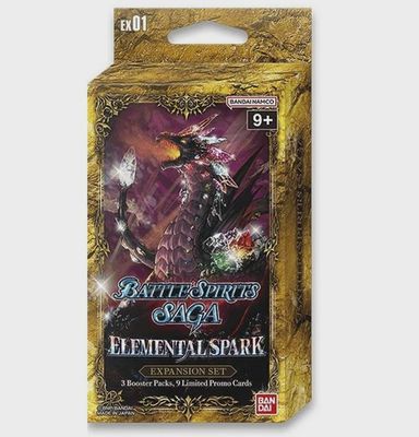 Battle Spirits Saga Elemental Spark Expansion Set 01 (EX01) Display