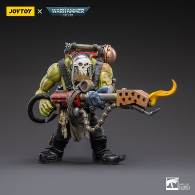 Warhammer Collectibles: 1/18 Scale Ork Kommandos Burna Boy Ragrob Warhammer Collectibles: 1/18 Scale Ork Kommandos Burna Boy Ragrob