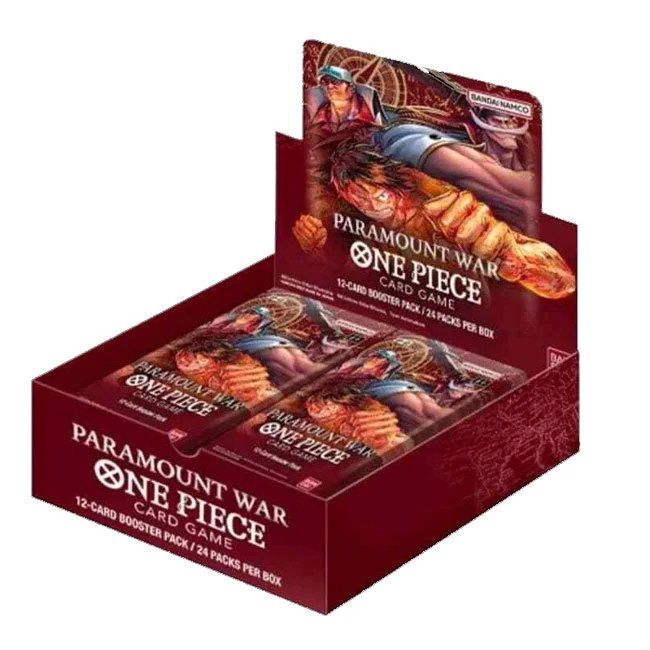 One Piece Card Game OP02 Paramount War Booster Display
