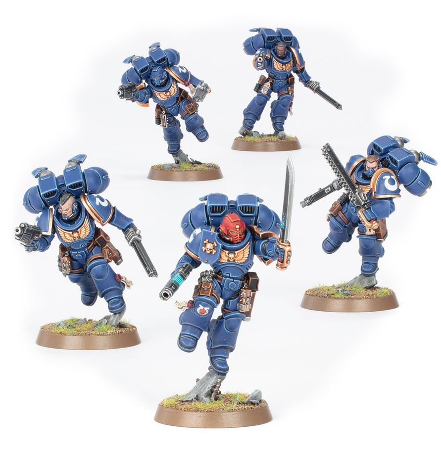 48-13 SPACE MARINES JUMP PACK INTERCESSORS 48-13 SPACE MARINES JUMP PACK INTERCESSORS