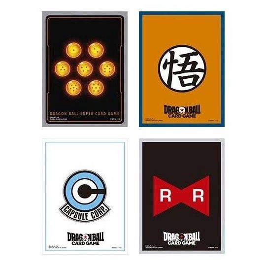 Dragon Ball Super Card Game Fusion World - Official Card Sleeves, Design: Standard Black