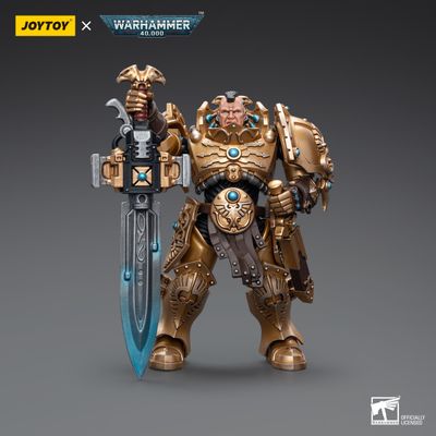 Warhammer Collectibles: 1/18 Scale Adeptus Custodes Custodian Guard with Sentinel Blade Warhammer Collectibles: 1/18 Scale Adeptus Custodes Custodian Guard with Sentinel Blade