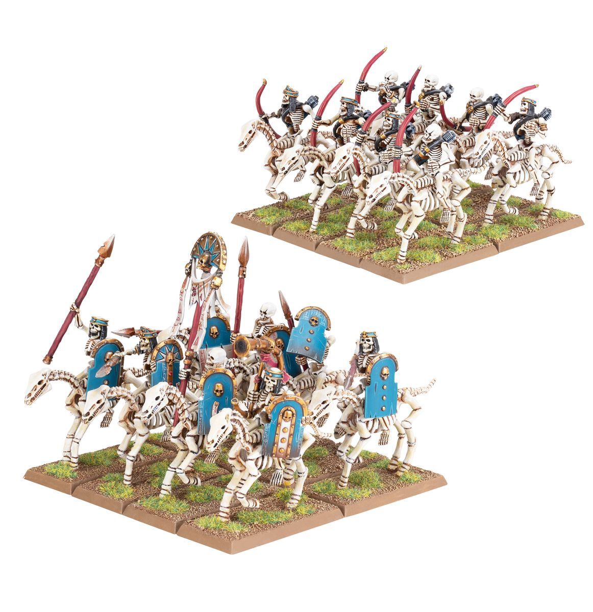 07-10 TOMB KINGS OF KHEMRI: SKELETON HORSEMEN