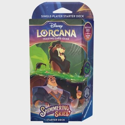 Disney Lorcana S5 Shimmering Skies Starter Deck - Emerald Steel
