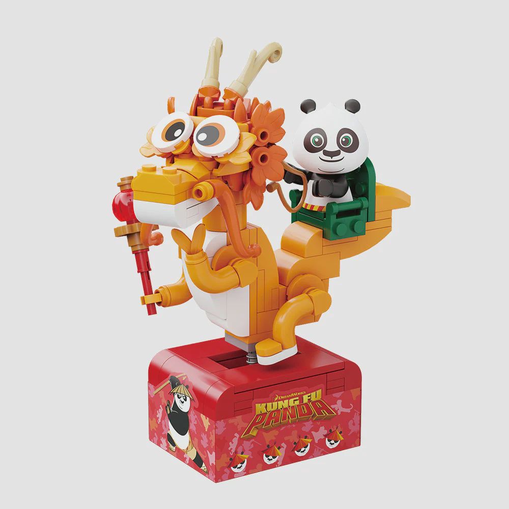 Kung Fu Panda - Po on SKatekart FIgure (186pcs)