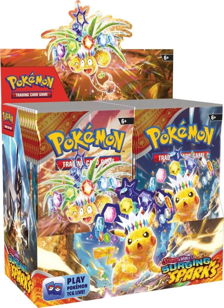 Pokemon TCG Scarlet &amp; Violet 8 Surging Sparks Booster Display