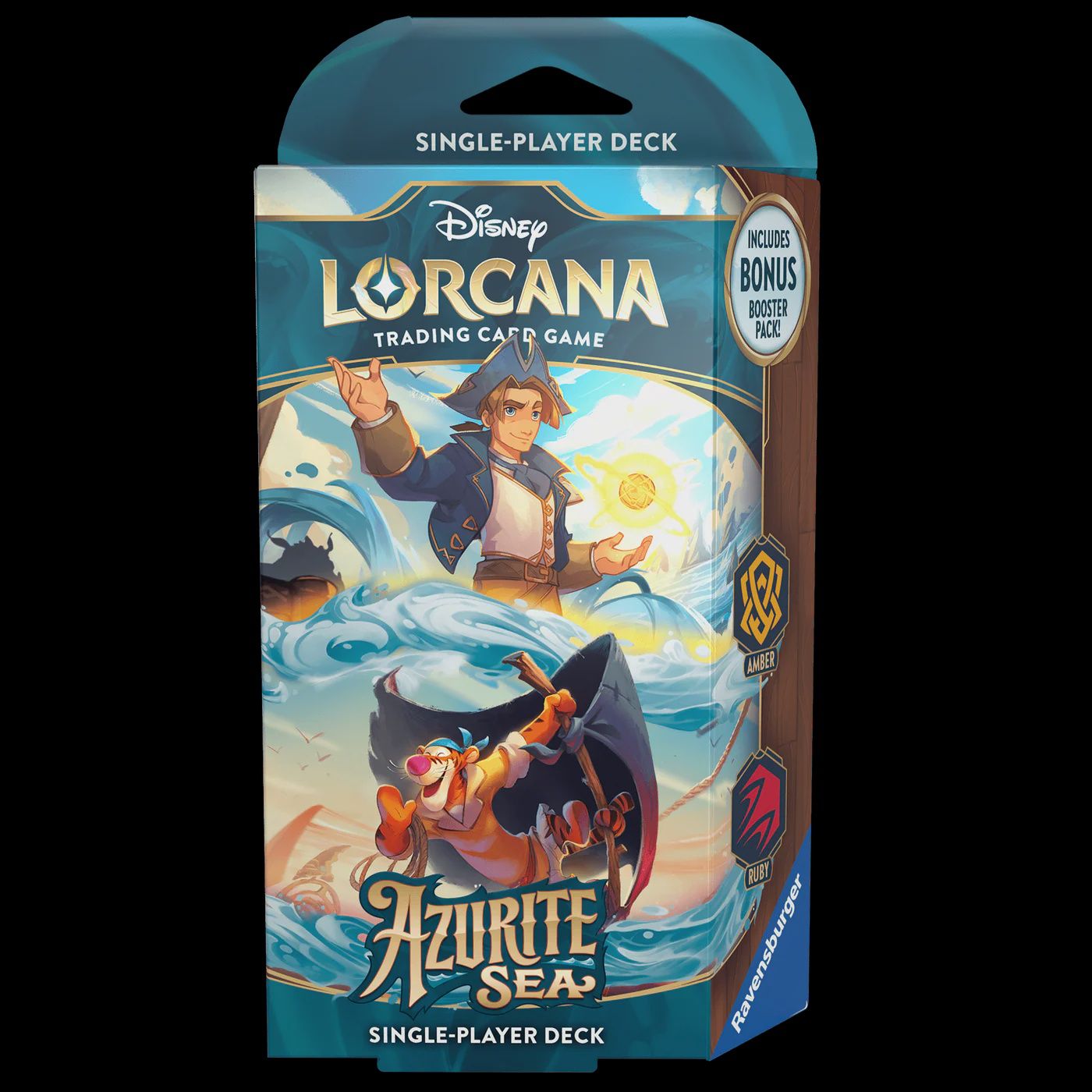 Disney Lorcana S6 Azurite Sea Single-Player Deck: Amber &amp; Ruby