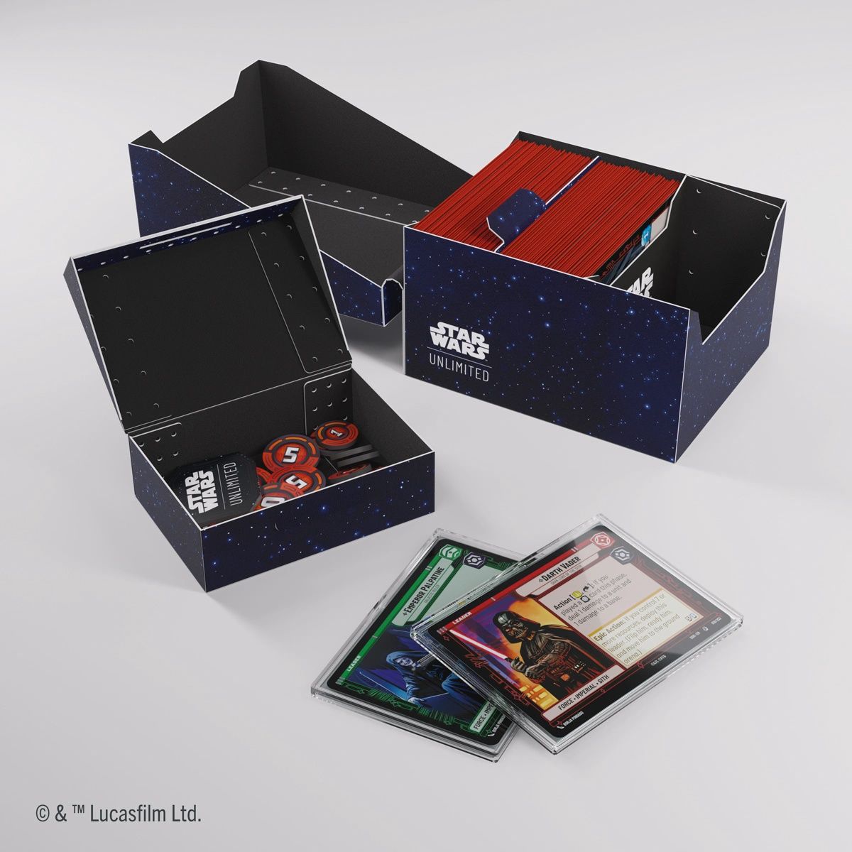 Gamegenic Star Wars Unlimited Twin Sun Soft Crate - Card Back Blue
