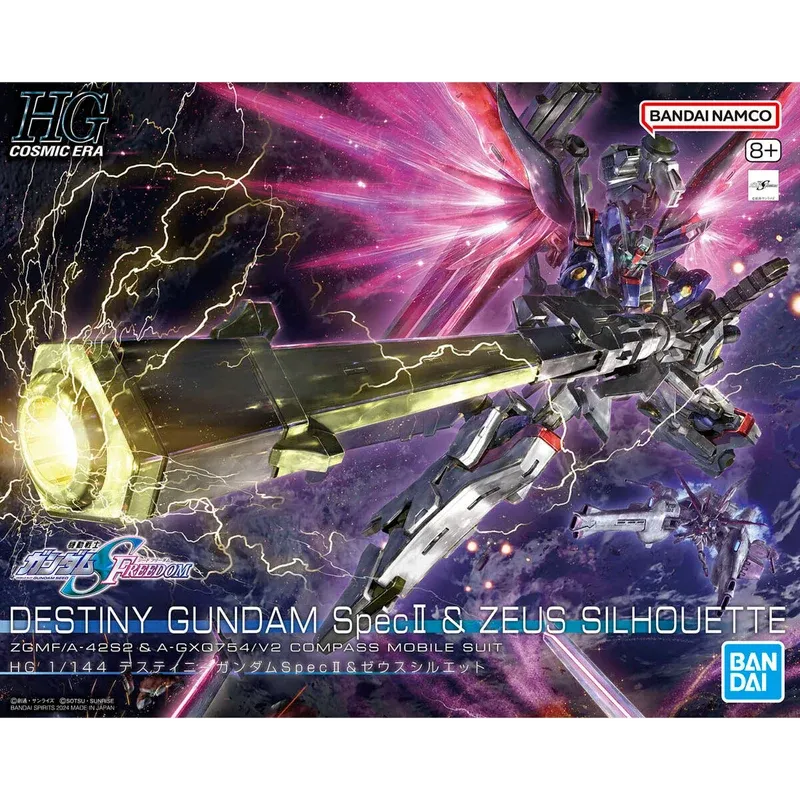 HG 1/144 Destiny Gundam Spec II &amp; Zeus Silhouette
