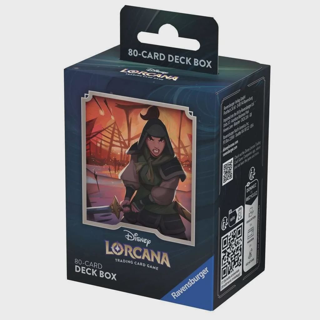 Disney Lorcana S2 Rise of the Floodborn Deck Box - Mulan