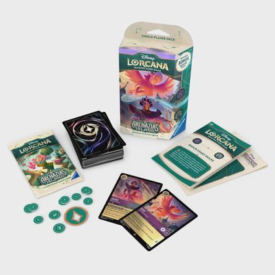 Disney Lorcana S7 Archazia's Island Single-Player Deck: Amethyst &amp; Steel