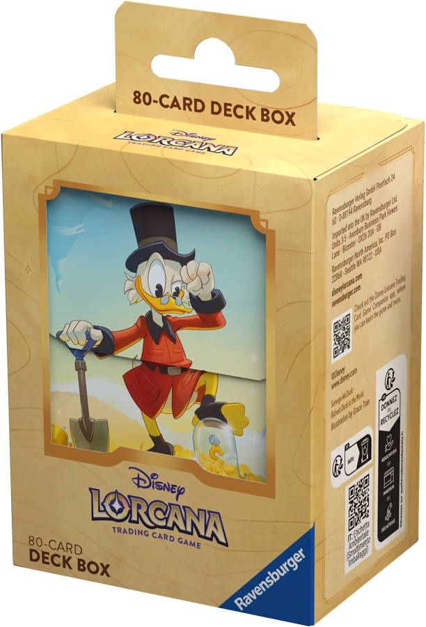Disney Lorcana S3 Into the Inklands Deck Box - Scrooge McDuck