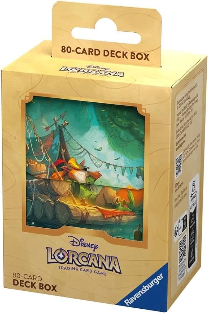 Disney Lorcana S3 Into the Inklands Deck Box - Robin Hood