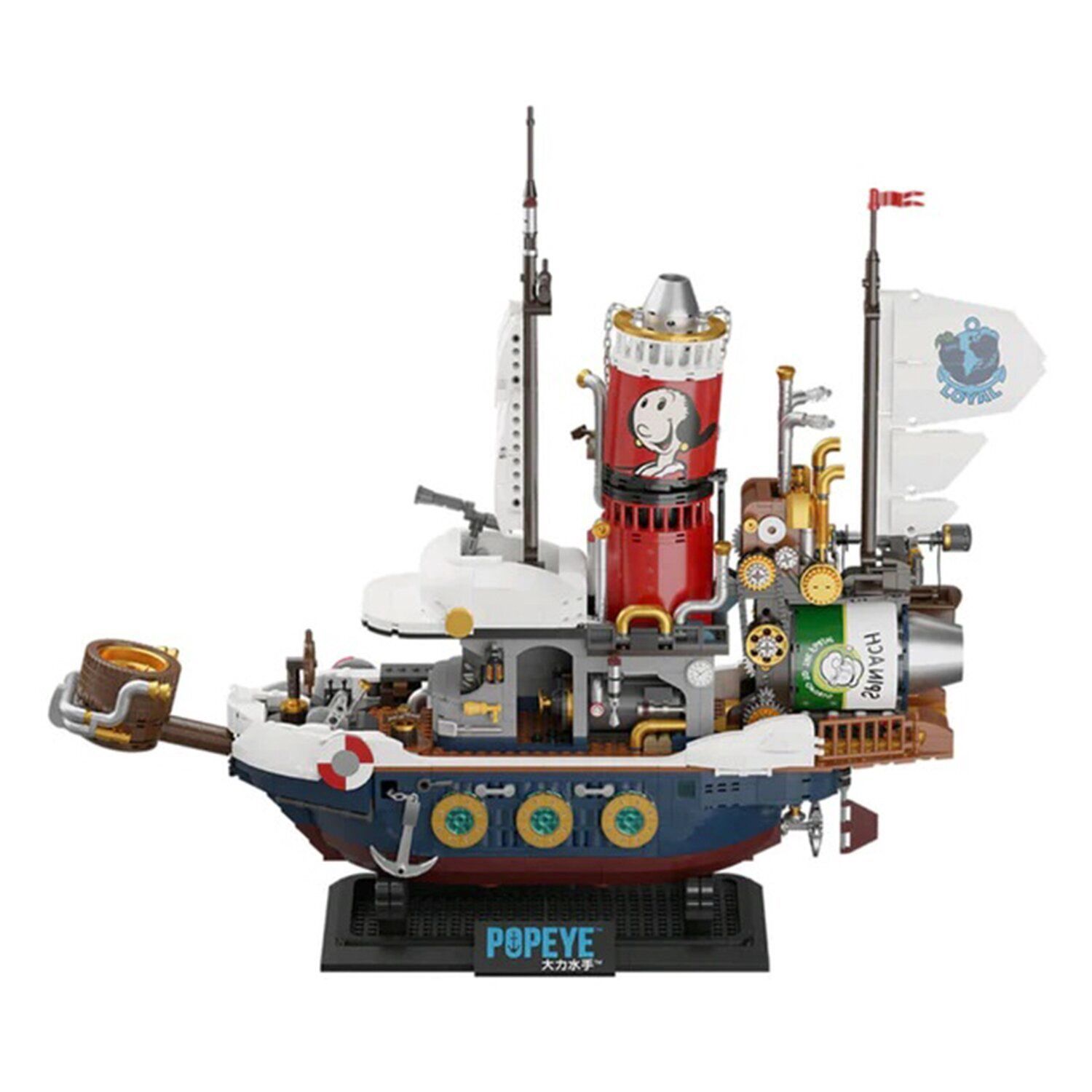 Popeye - Popeye's Adventure Ship Set (1845 pc)
