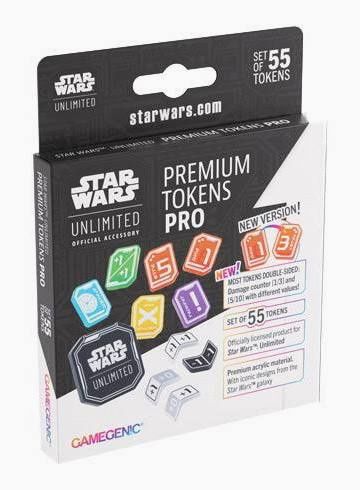 Gamegenic Star Wars Unlimited Acrylic Tokens PRO