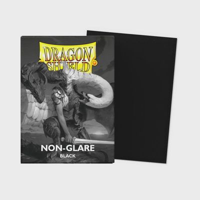 Dragon Shield: Non-Glare Sleeves - Matte - Black Dragon Shield: Non-Glare Sleeves - Matte - Black