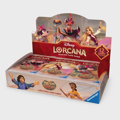 Disney Lorcana S8 Reign of Jafar Booster Display