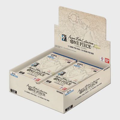 One Piece Card Game EB02 Anime 25th Collection Extra Booster Display