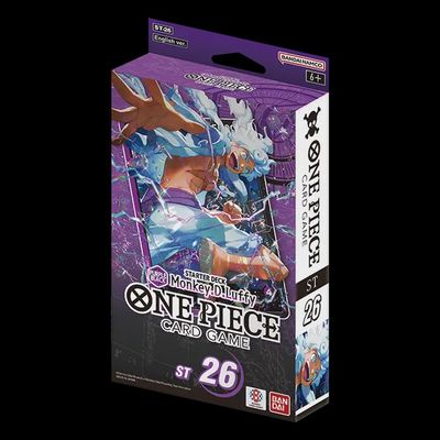 One Piece Card Game ST26 Starter Deck –  (Purple/Black) Monkey D Luffy