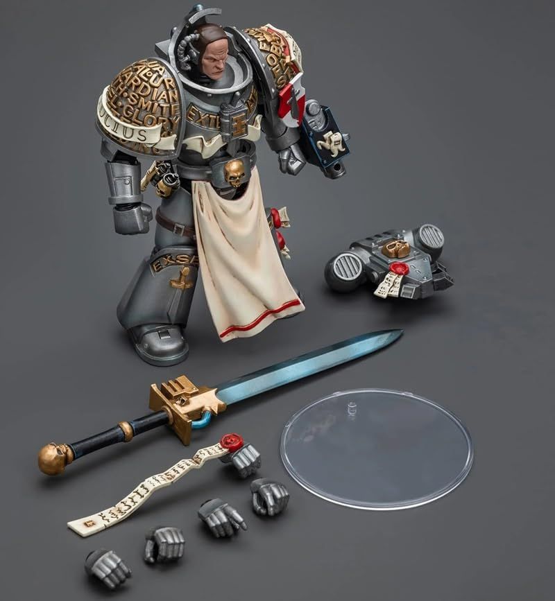 Warhammer Collectibles: 1/18 Scale Grey Knights Strike Squad Justicar