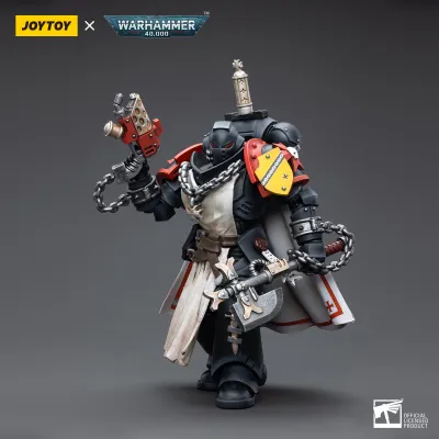Warhammer Collectibles: 1/18 Scale Black Templars Primaris Sword Brethren Granbertus Warhammer Collectibles: 1/18 Scale Black Templars Primaris Sword Brethren Granbertus