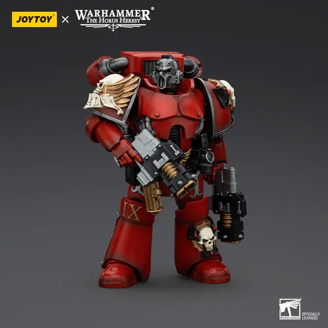 Warhammer Collectibles: 1/18 Scale Blood Angels Angel's Tears Squad Erelim with Volkite Serpentas Warhammer Collectibles: 1/18 Scale Blood Angels Angel's Tears Squad Erelim with Volkite Serpentas