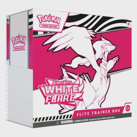 Pokemon TCG Scarlet &amp; Violet 10.5 White Flare Elite Trainer Box