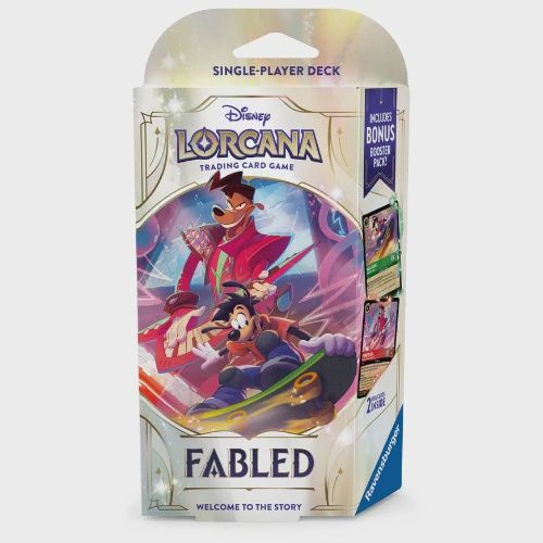 Disney Lorcana S9 Fabled Single-Player Deck: Max Goof &amp; Powerline (Solid)