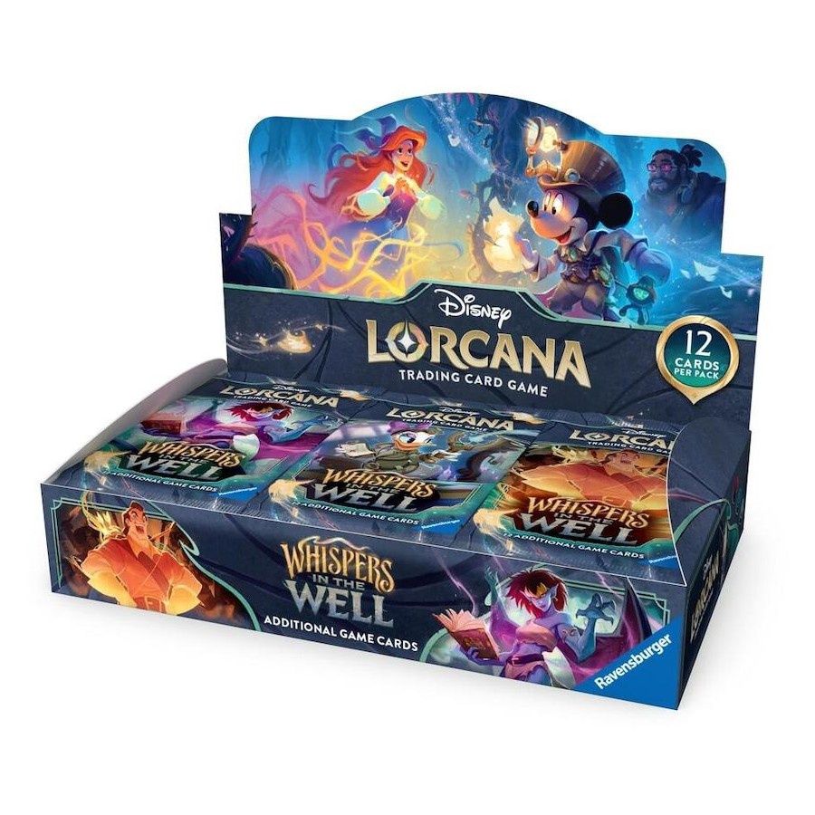 Disney Lorcana S10 Whispers in the Well Booster Display