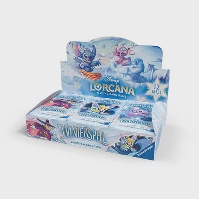 Disney Lorcana S11 Winterspell Booster Display