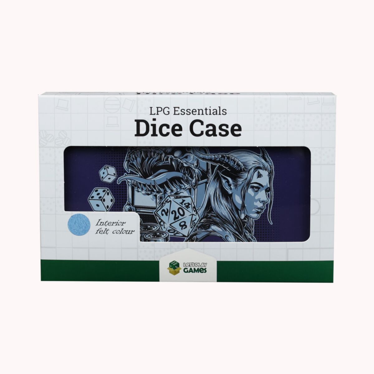 LPG Essentials Dice Case Cobalt / Pale Cyan