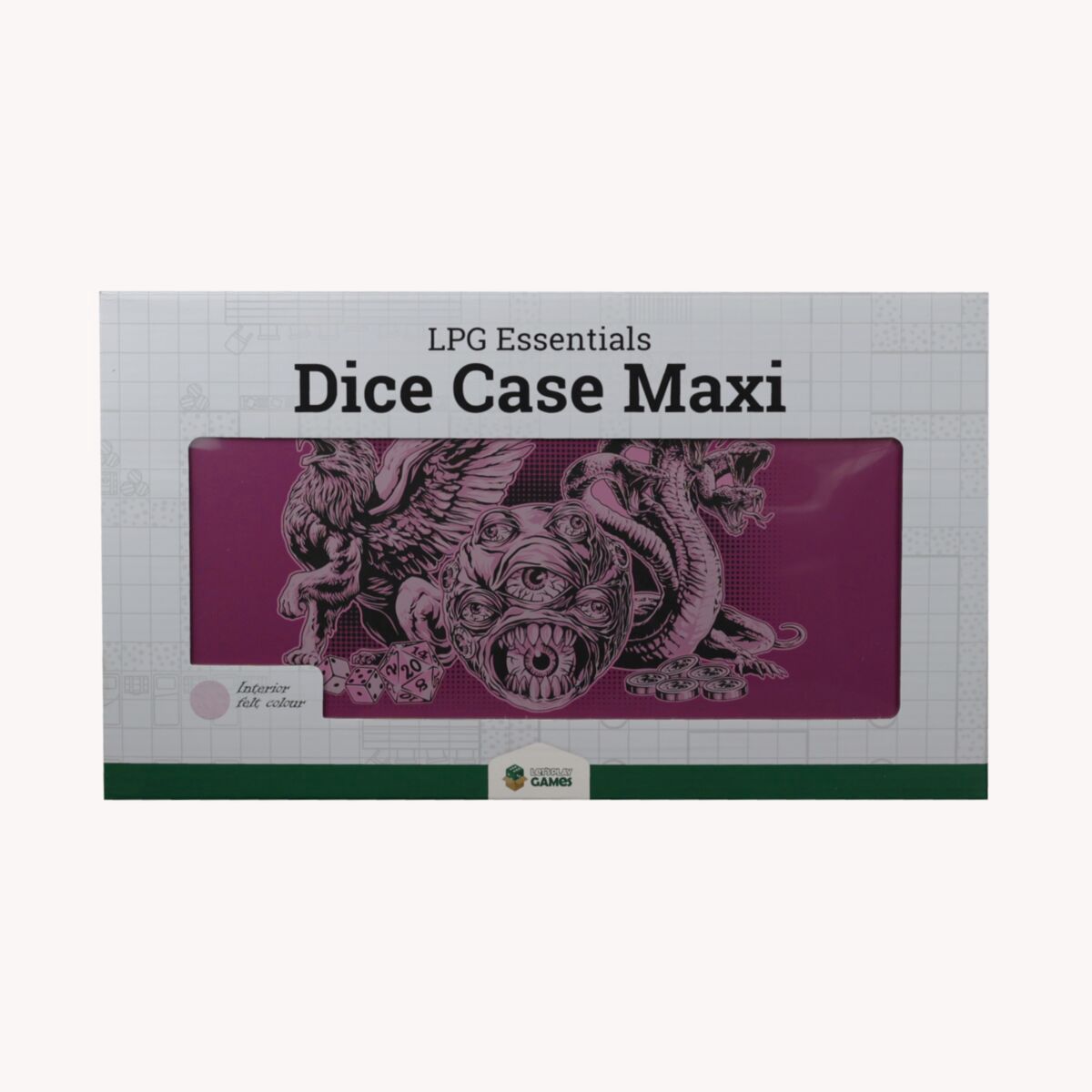 LPG Essentials Dice Case Maxi Magenta / Rose