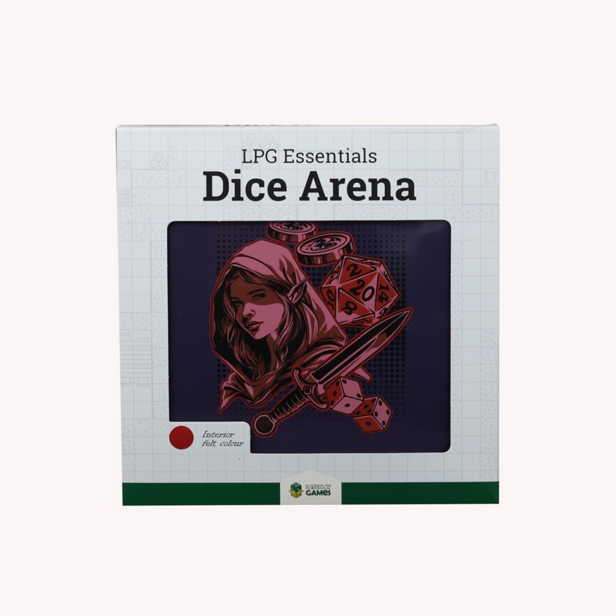 LPG Essentials Dice Arena Deep Blue / Burnt Burgundy