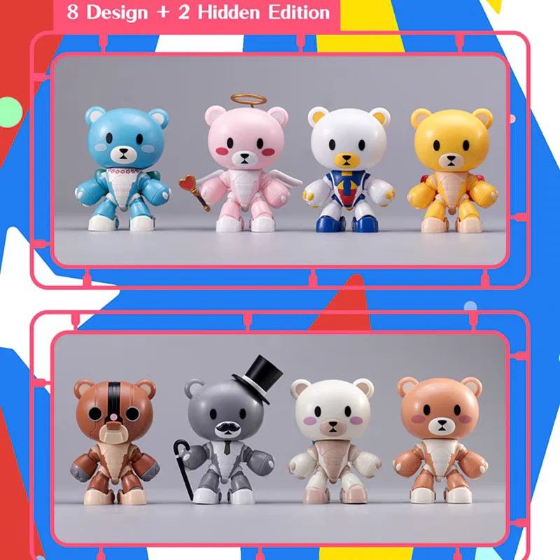 Plabako Mobile Suit Gundam Beargguy Family (Blind Box)