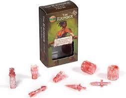 PolyHero Dice - Ranger 8 Dice Set Scarlet Scout