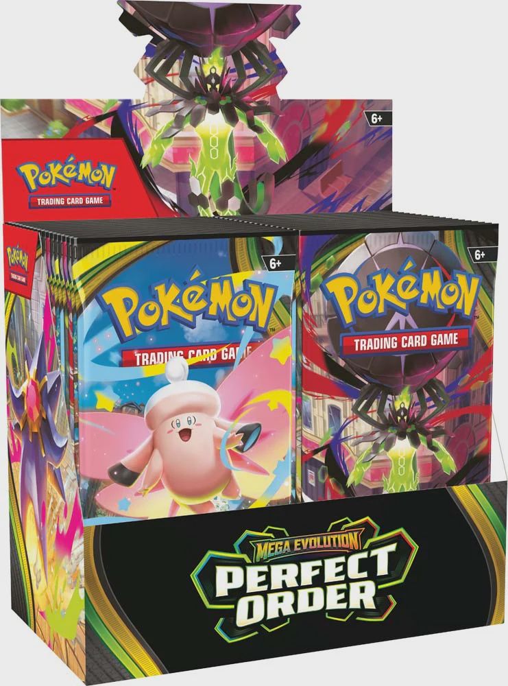 Pokemon TCG Mega Evolutions 3 Perfect Order Booster Display
