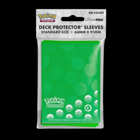Pokemon Energy 65ct Deck Protector Sleeves - Grass