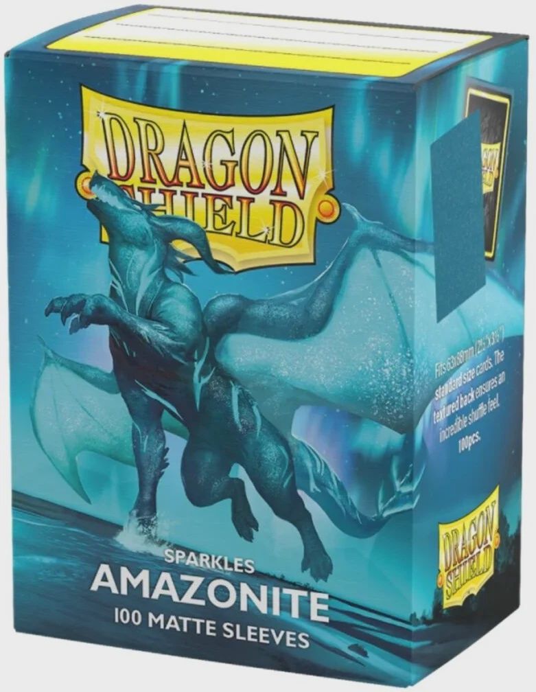 Dragon Shield: Sleeves - Matte - Sparkles: Amazonite Dragon Shield: Sleeves - Matte - Sparkles: Amazonite