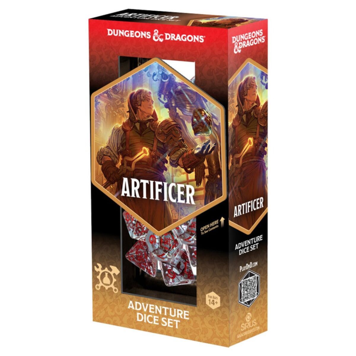 Sirius Dice - D&amp;D Adventure Dice - Artificer - Clear