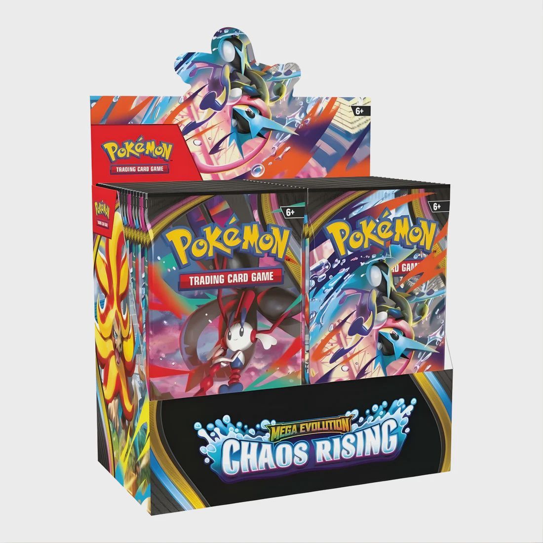 Pokemon TCG Mega Evolutions 4 Chaos Rising Booster Display