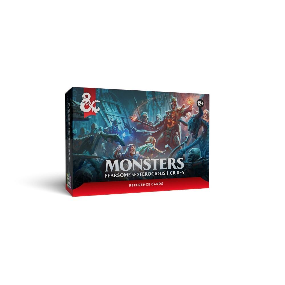 D&D Reference Cards - Monsters: Fearsome and Ferocious D&D Reference Cards - Monsters: Fearsome and Ferocious