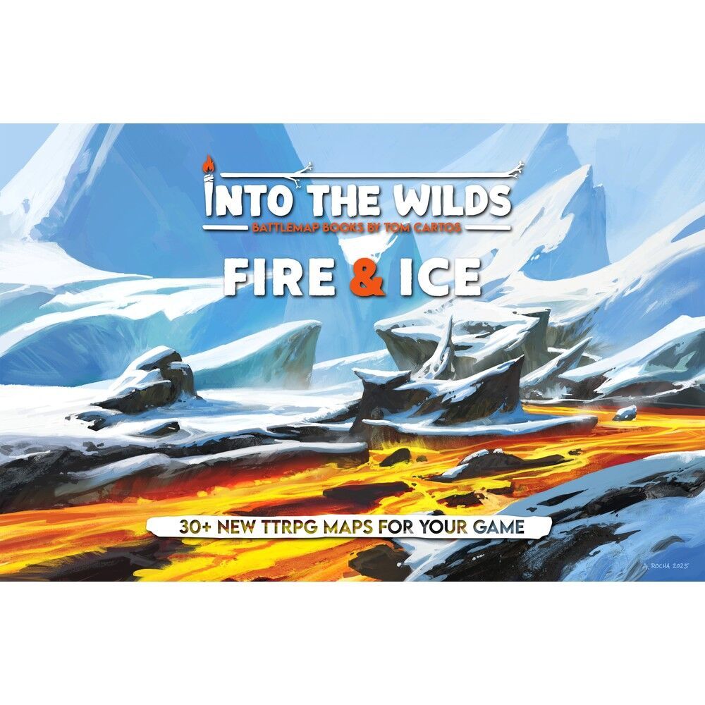 Into the Wilds Extraplanar Battlemap Books - Fire &amp; Ice