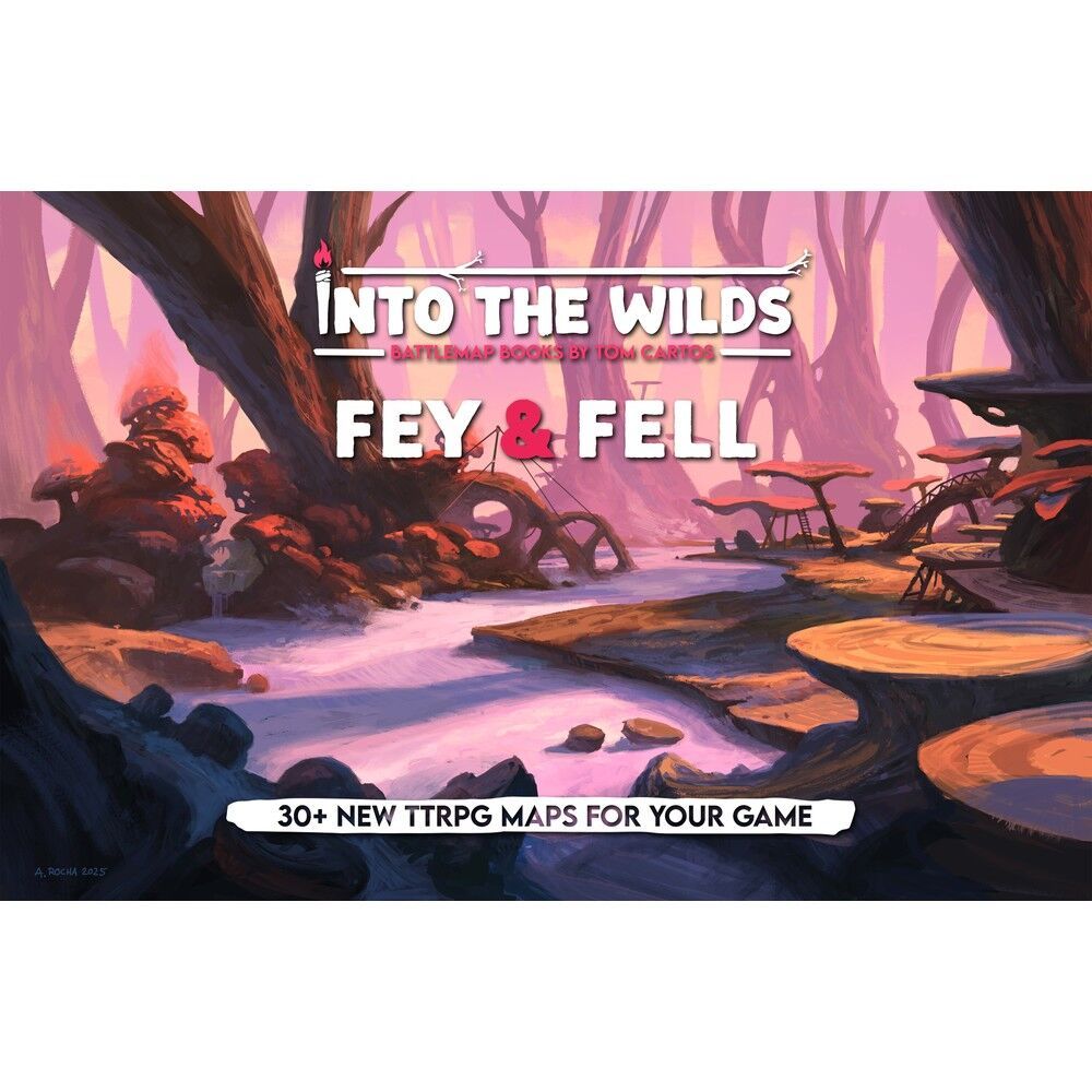 Into the Wilds Extraplanar Battlemap Books - Fey &amp; Fell