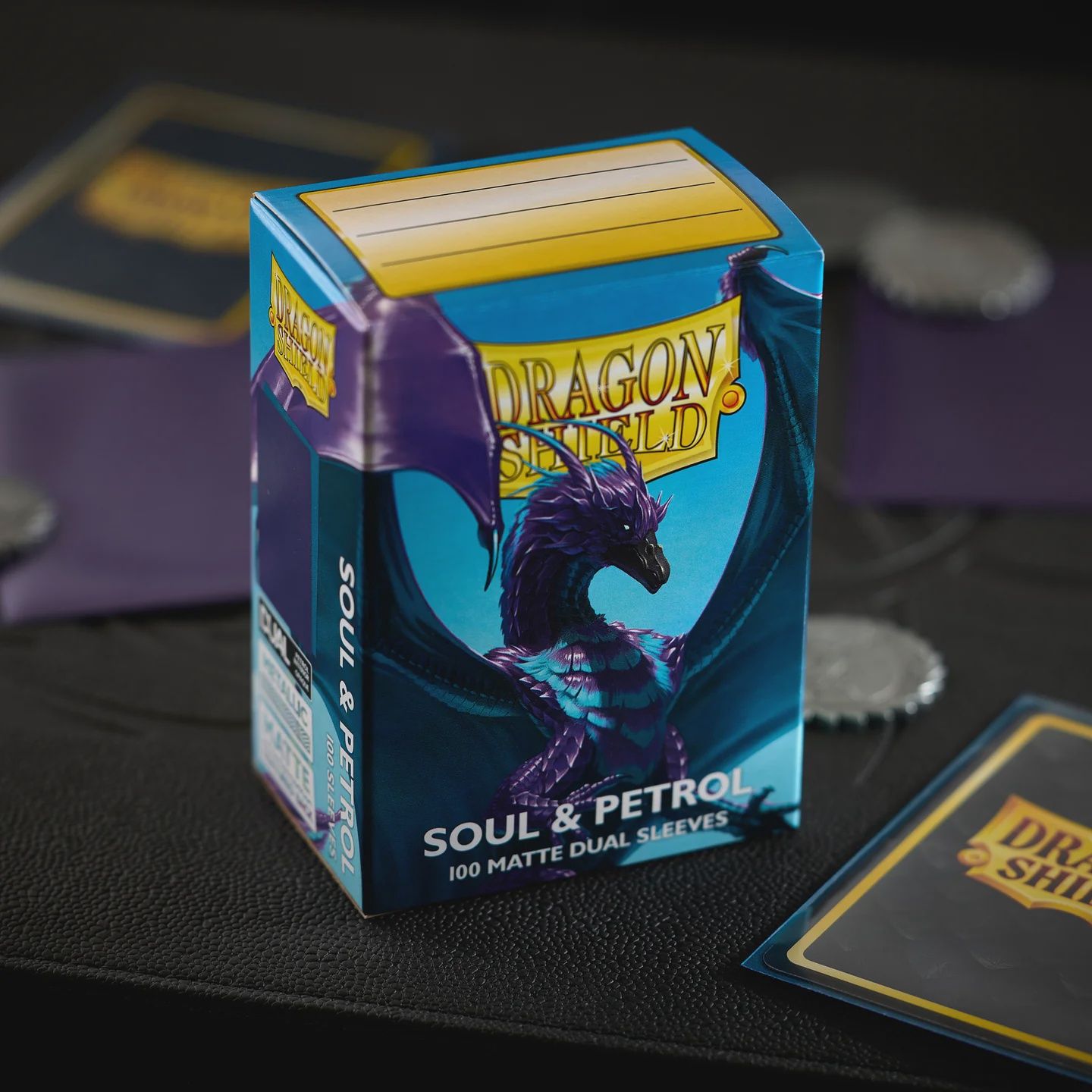 Dragon Shield: Sleeves - Matte Dual - Soul &amp; Petrol