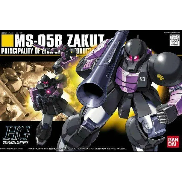 1/144 HGUC Zaku I Black Tri Stars 1/144 HGUC Zaku I Black Tri Stars